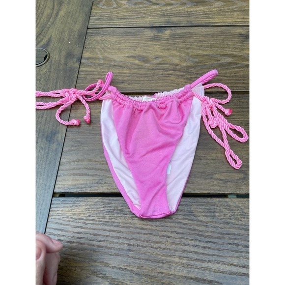 BAOBAB LULA SIDE TIE STRING SWIM BOTTOM pink L - Picture 5 of 12